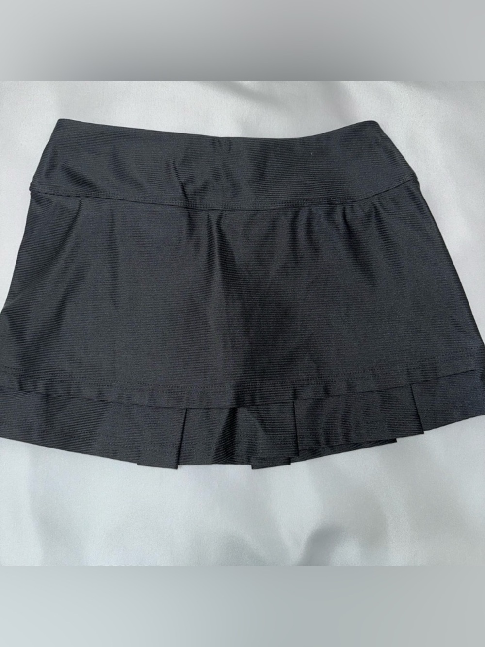 Bolle tech tennis Skort black athletic fabric with Pleated Hem ladies small - Picture 4 of 8